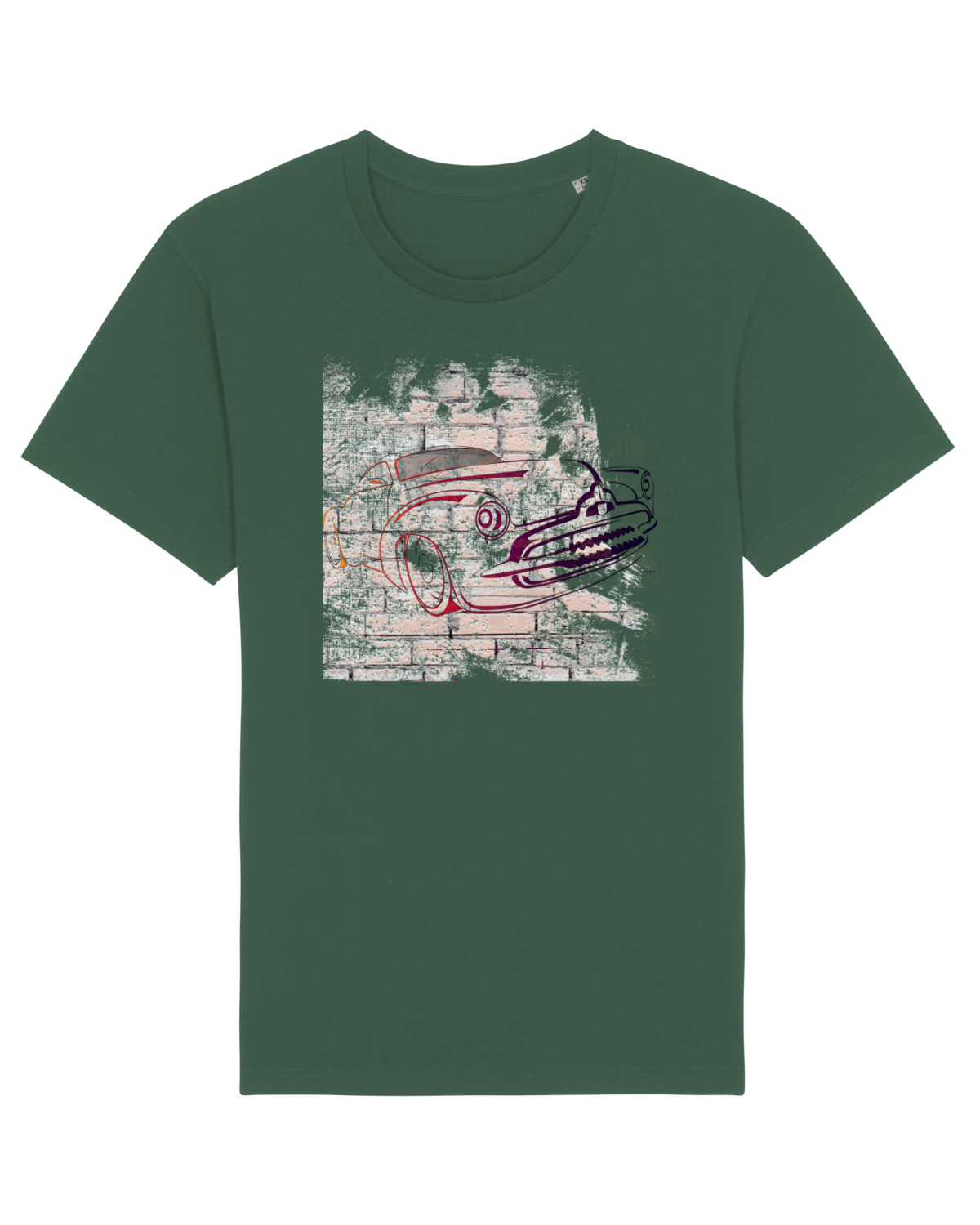 Tricou mânecă scurtă Unisex Rocker Bottle Green