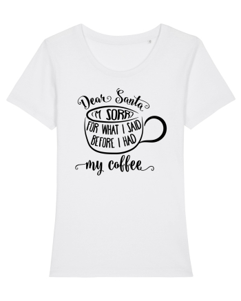 Spun prostii înainte de cafea White