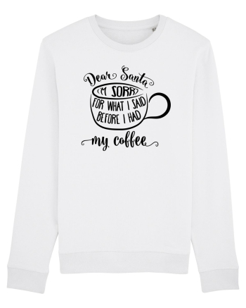 Spun prostii înainte de cafea White