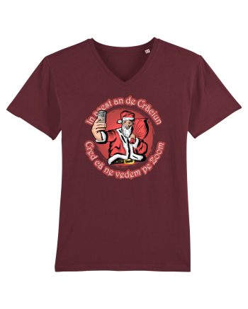 Craciun pe Zoom Burgundy