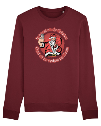 Craciun pe Zoom Burgundy