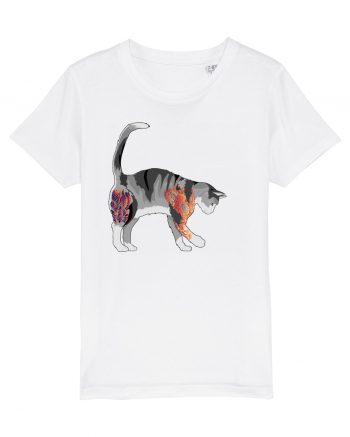 Tattooed Cat 2 White