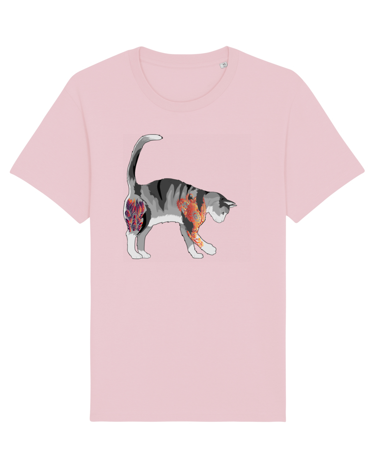 Tricou mânecă scurtă Unisex Rocker Cotton Pink