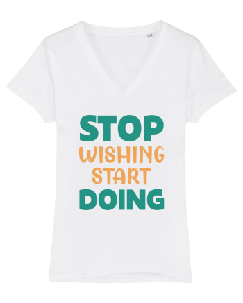 Stop Wishing, Start Doing White