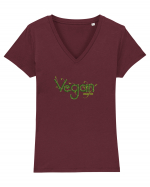 Vegan Mafia Tricou mânecă scurtă guler V Damă Evoker