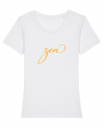 zen Tricou mânecă scurtă guler larg fitted Damă Expresser