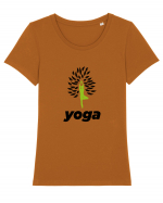 yoga Tricou mânecă scurtă guler larg fitted Damă Expresser