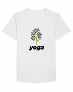 yoga Tricou mânecă scurtă guler larg Bărbat Skater