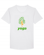 yoga Tricou mânecă scurtă guler larg Bărbat Skater