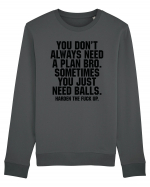 You don't always need a plan bro... Bluză mânecă lungă Unisex Rise