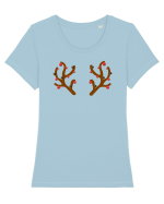 Coarnele lui Rudolf Tricou mânecă scurtă guler larg fitted Damă Expresser