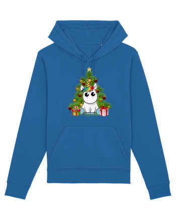 Christmas Unicorn Royal Blue