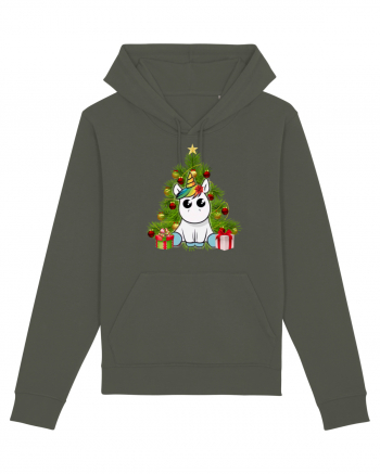 Christmas Unicorn Khaki