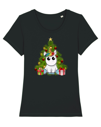 Christmas Unicorn Black