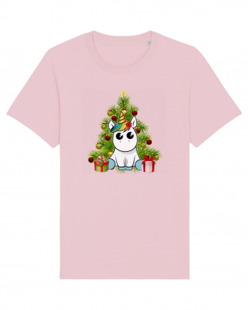 Christmas Unicorn Cotton Pink