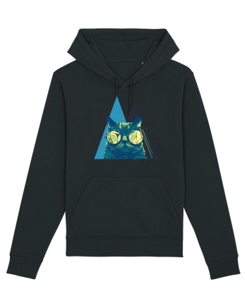 Cool Cat with glasses Black