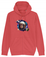 Chimp Astronaut Hanorac cu fermoar Unisex Connector