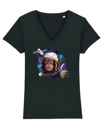 Chimp Astronaut Black