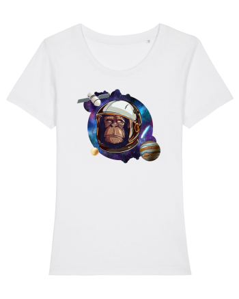 Chimp Astronaut White