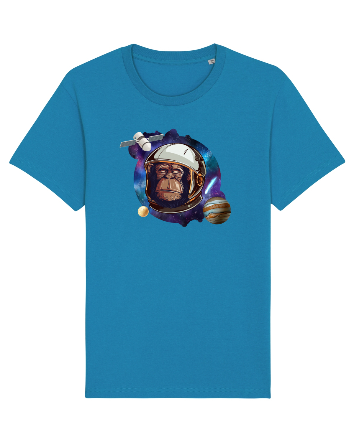 Tricou mânecă scurtă Unisex Rocker Azur