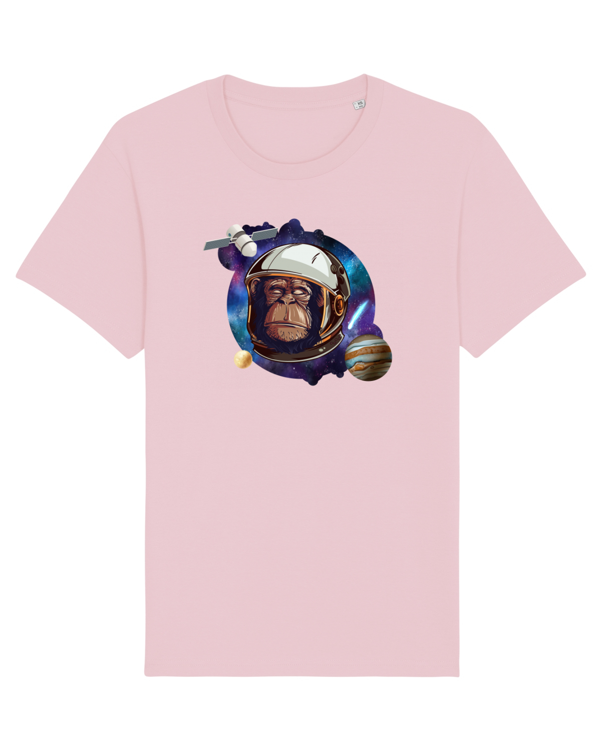 Tricou mânecă scurtă Unisex Rocker Cotton Pink
