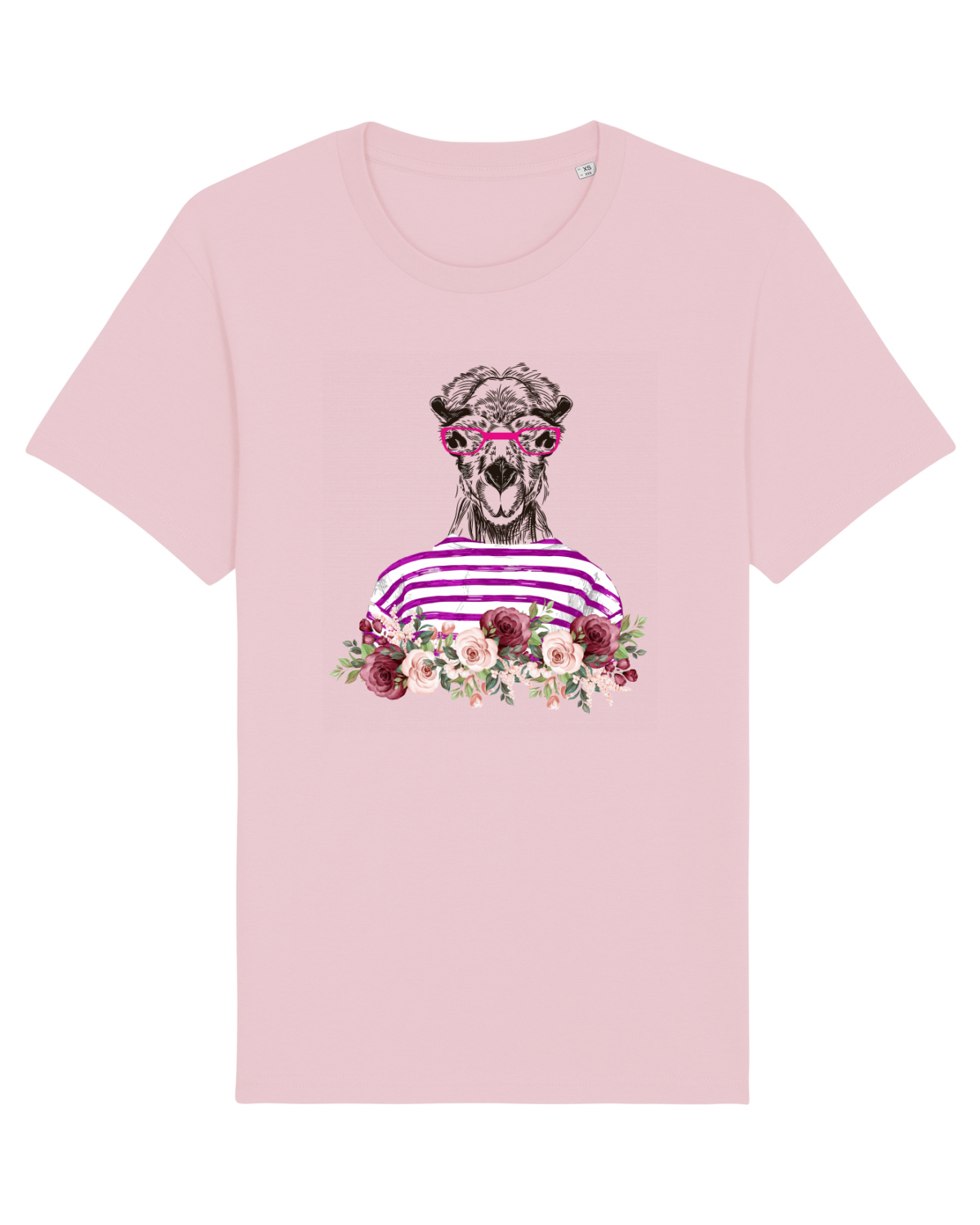 Tricou mânecă scurtă Unisex Rocker Cotton Pink