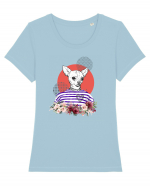 COOL Chihuahua Tricou mânecă scurtă guler larg fitted Damă Expresser