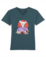 COOL Chihuahua Tricou mânecă scurtă guler V Bărbat Presenter