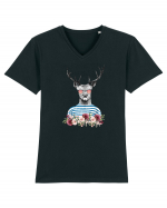 COOL Deer Tricou mânecă scurtă guler V Bărbat Presenter