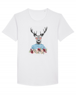 COOL Deer Tricou mânecă scurtă guler larg Bărbat Skater