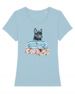 COOL French Bulldog Tricou mânecă scurtă guler larg fitted Damă Expresser