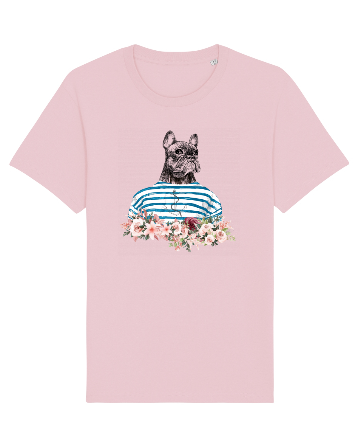 Tricou mânecă scurtă Unisex Rocker Cotton Pink