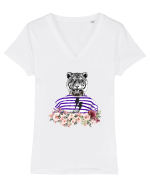COOL Tiger Tricou mânecă scurtă guler V Damă Evoker