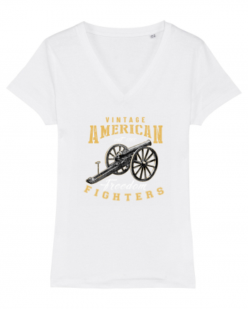 Vintage American Freedom Fighters White