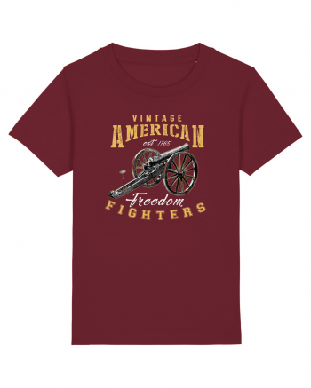 Vintage American Freedom Fighters Burgundy