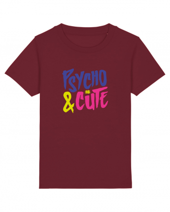 Psycho & Cute Burgundy