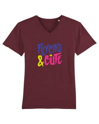 Psycho & Cute Burgundy