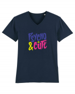 Psycho & Cute Tricou mânecă scurtă guler V Bărbat Presenter