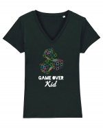 Game Over Kid Tricou mânecă scurtă guler V Damă Evoker