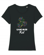 Game Over Kid Tricou mânecă scurtă guler larg fitted Damă Expresser