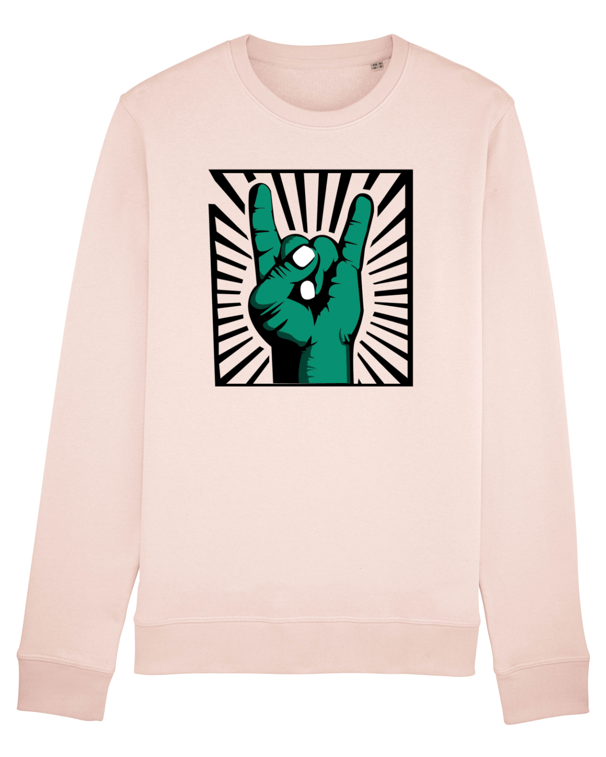 Bluză mânecă lungă Unisex Rise Candy Pink