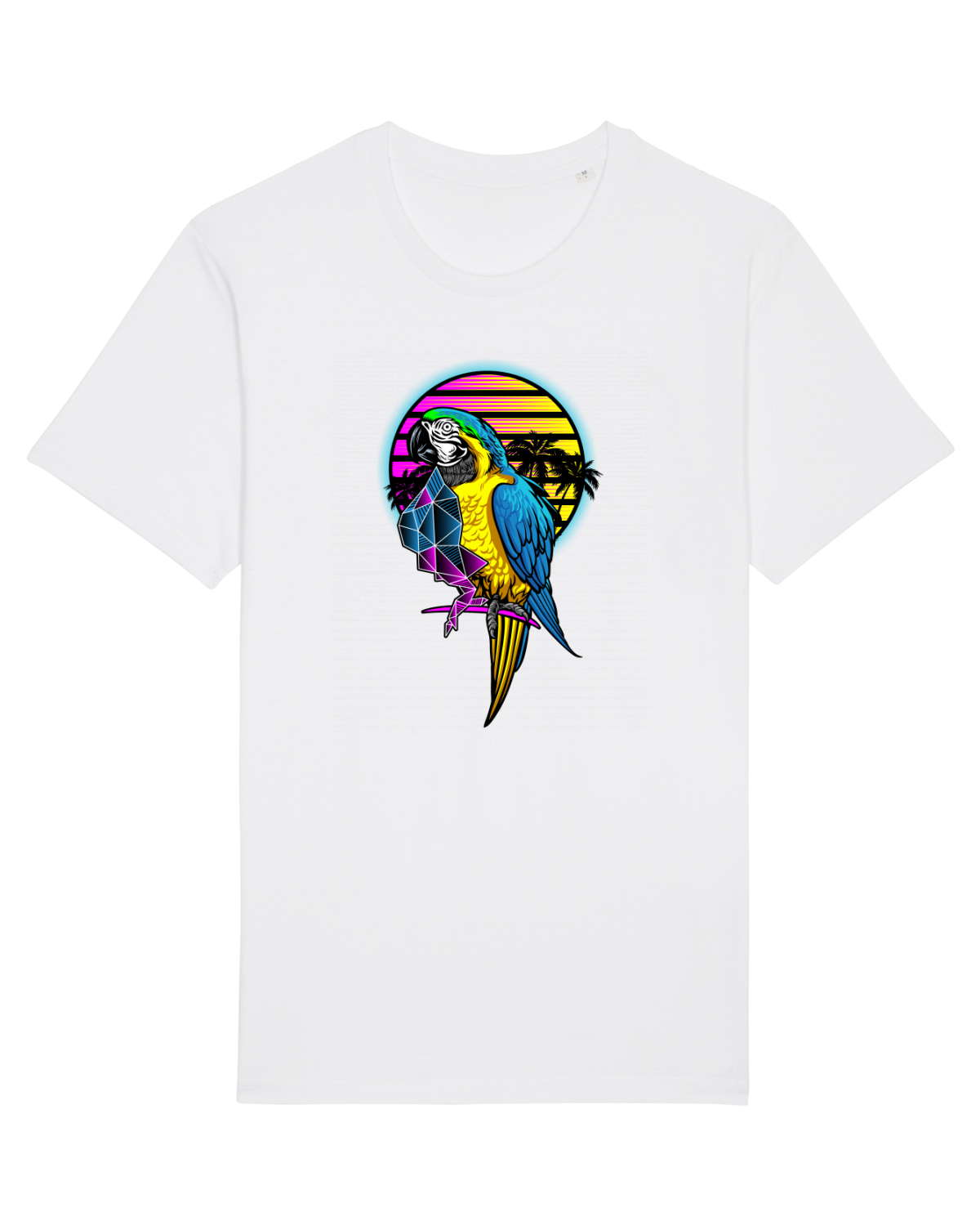 Tricou mânecă scurtă Unisex Rocker White