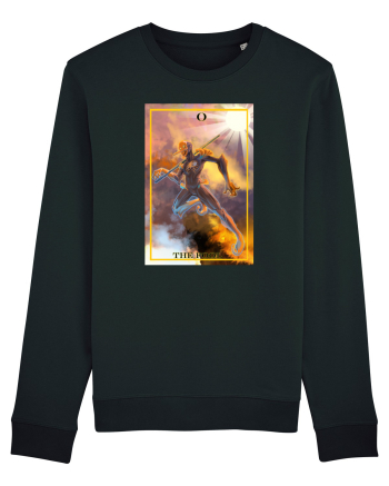 O The Fool Tarot Black