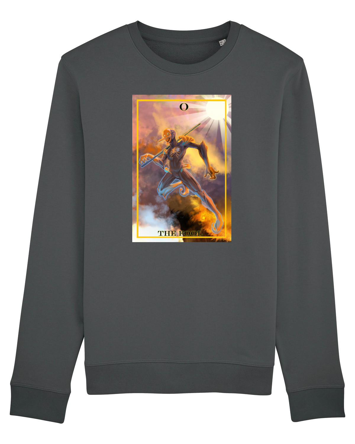 Bluză mânecă lungă Unisex Rise Anthracite
