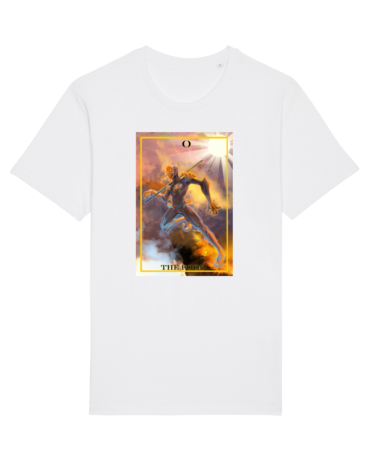 Tricou mânecă scurtă Unisex Rocker White