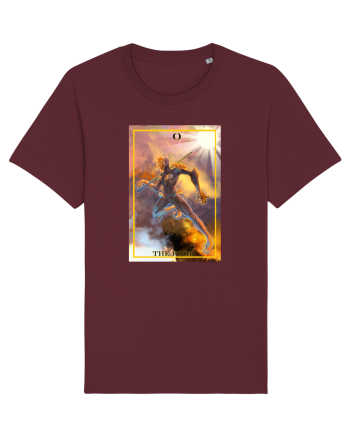 O The Fool Tarot Burgundy