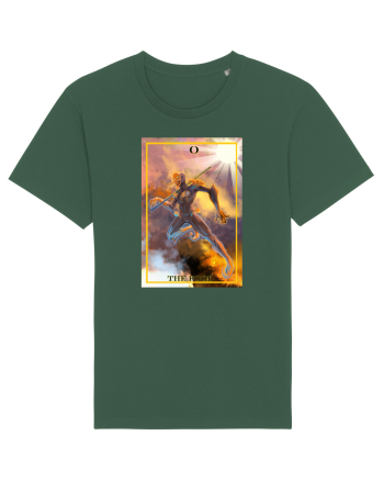 O The Fool Tarot Bottle Green