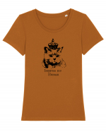 Royal Cat  Tricou mânecă scurtă guler larg fitted Damă Expresser