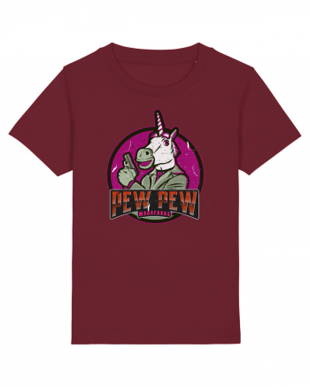 Pew Pew Madafakas Unicorn Burgundy