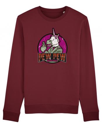 Pew Pew Madafakas Unicorn Burgundy